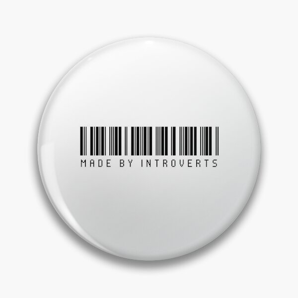 Item preview, Made By Introverts, Black Text designed and sold by imabbhey.