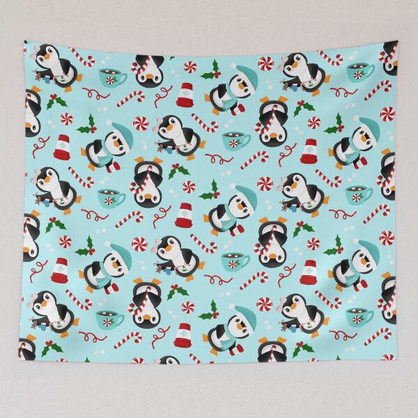 Item preview, Peppermint Mocha Penguins designed and sold by Kari Burkholder.