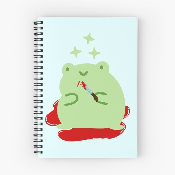 Item preview, Cute Cartoon Kawaii Frog holding knife | adorable knife animals | Japanese Kawaii aesthetic | Kawaii knife Frog | Froggy knife | Chibi kawaii frog and mushrooms designed and sold by Saffire6.