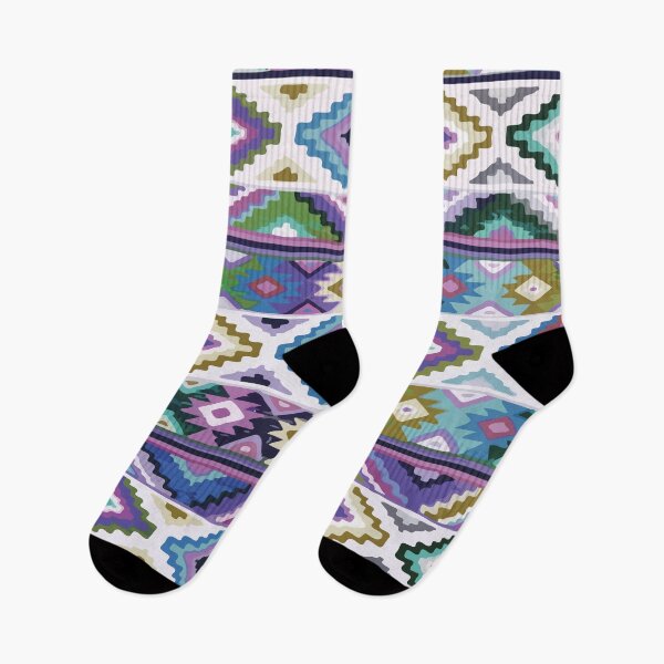 Item preview, Purple geometric aztec pattern colorful decoration mexican clothes ethnic boho chic designed and sold by T-Mex.
