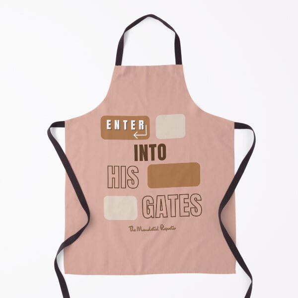 Item preview, ENTER into His Gates - Salmon designed and sold by TheReporter1.