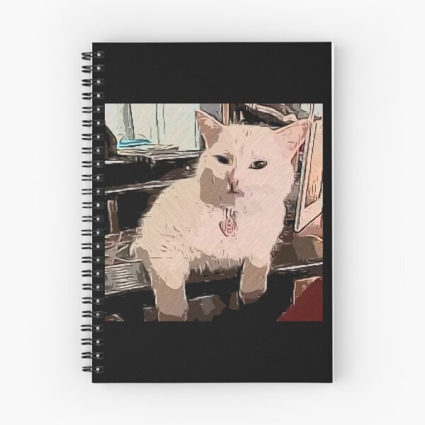 Item preview, Famous Popular meme Cat OIL PAINTING style Artwork (Black) designed and sold by M-Osamah.