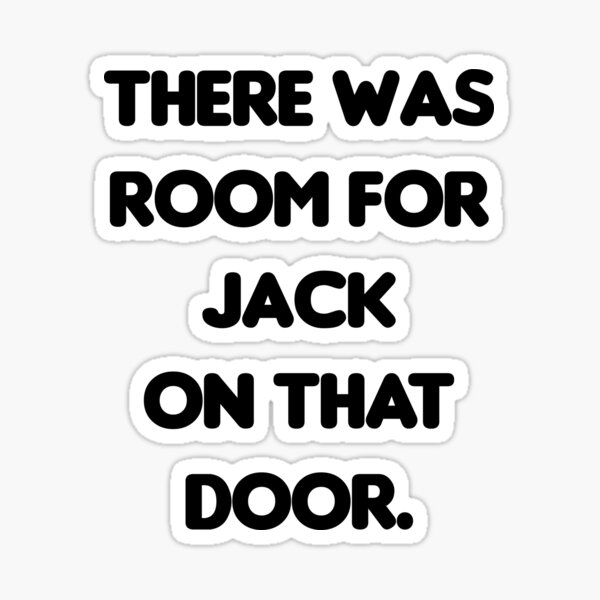 Había espacio para Jack Pegatina