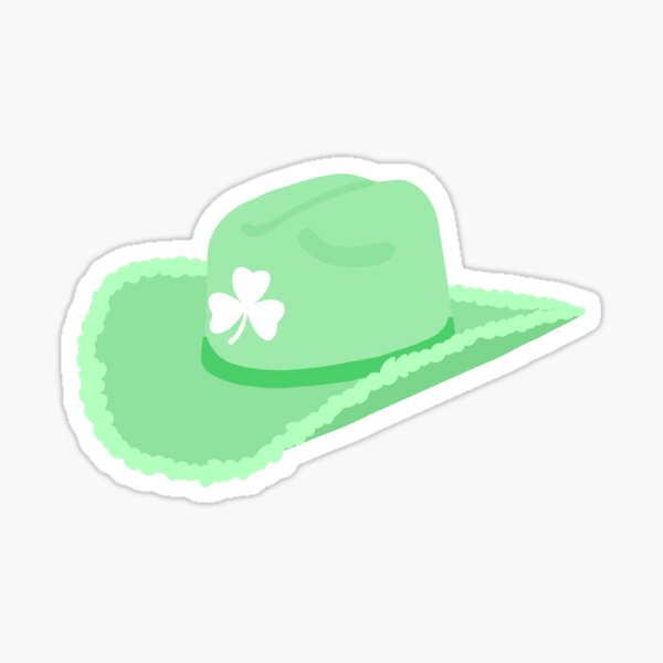 Item preview, shamrock cowgirl hat designed and sold by Camille Albers.