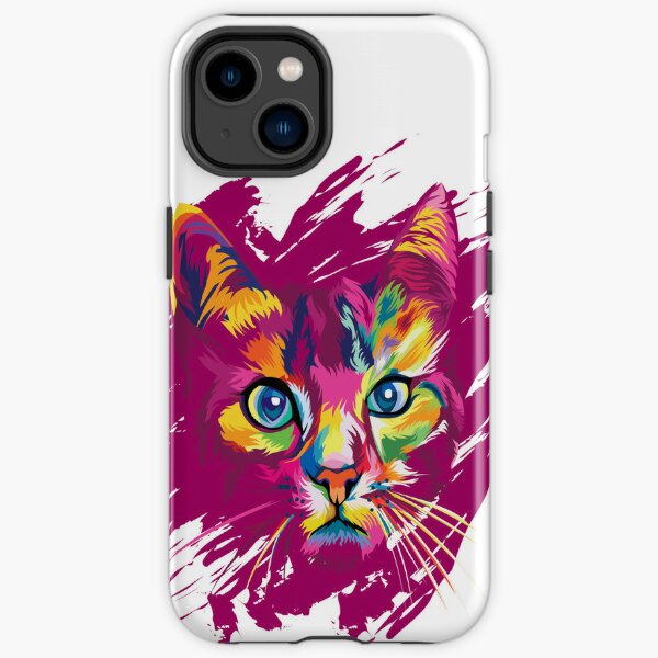  Cute Pet Cat Phone Case for iPhone Samsung - Cute Cat Pattern Case Cover- shirt cat - cute cate  Coque antichoc iPhone