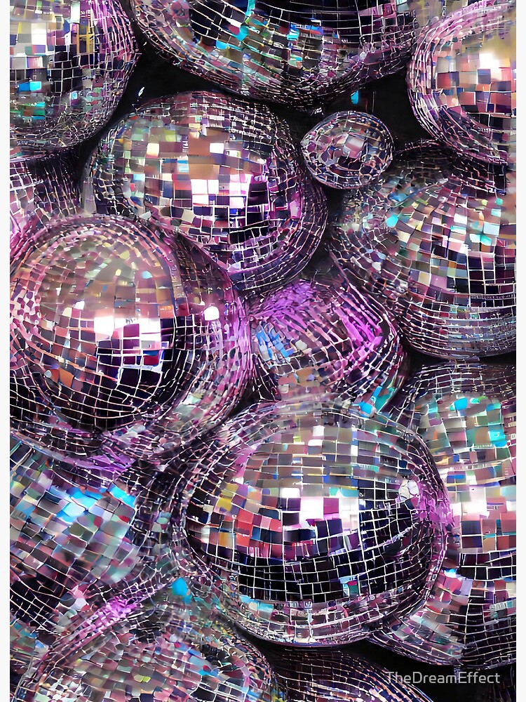 Classic Disco Balls  Art Board Print for Sale by TheDreamEffect