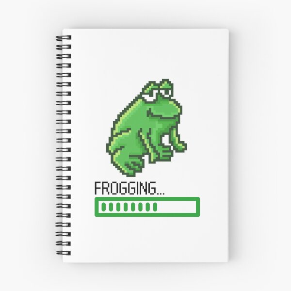 Item preview,  Loading frogging frog, Funny froggy designed and sold by T-Look.