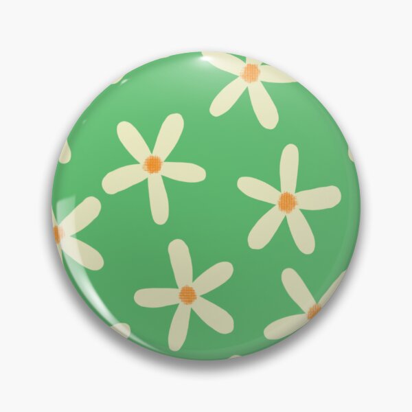Item preview, green flower print designed and sold by layereddesignco.