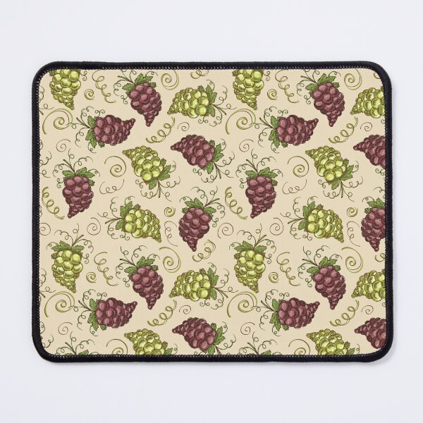 Item preview, Wine Grapes Red Green Pattern designed and sold by Draculaura2009.