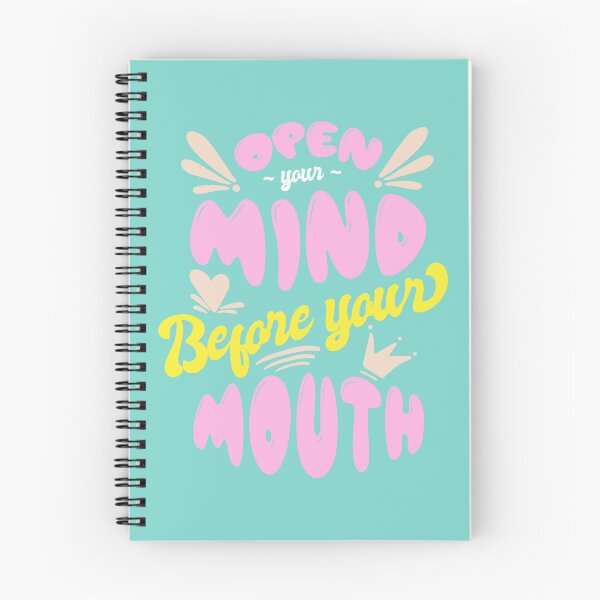 Item preview, Open Your Mind Before Your Mouth Sarcasm Quote designed and sold by Assla ⭐⭐⭐⭐⭐.