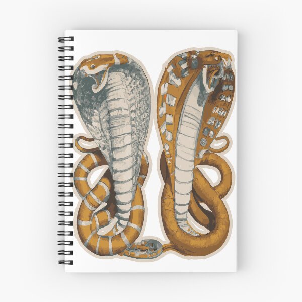 Item preview, Back to School Double Cobra Snake Graphic Vintage fun designed and sold by eboy32.