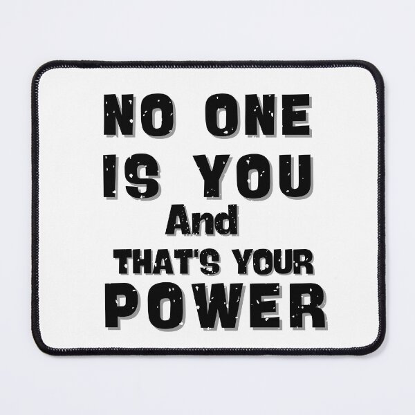 Item preview, No One Is You And That's Your Power unisex t-shirt designed and sold by SheryfaEl.