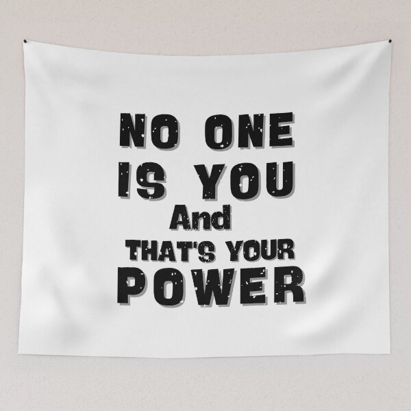 Item preview, No One Is You And That's Your Power unisex t-shirt designed and sold by SheryfaEl.