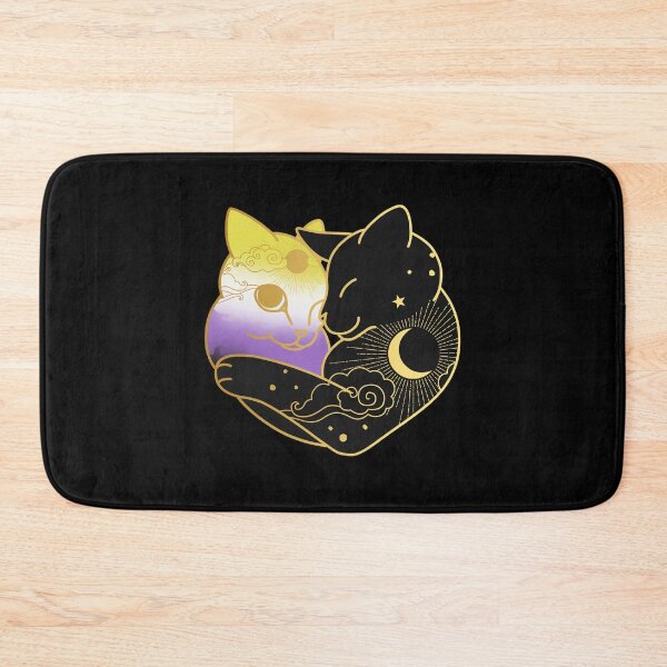 Item preview, Nonbinary Celestial Cat Heart designed and sold by Clara Hollins.
