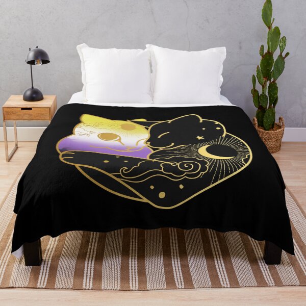 Item preview, Nonbinary Celestial Cat Heart designed and sold by Clara Hollins.