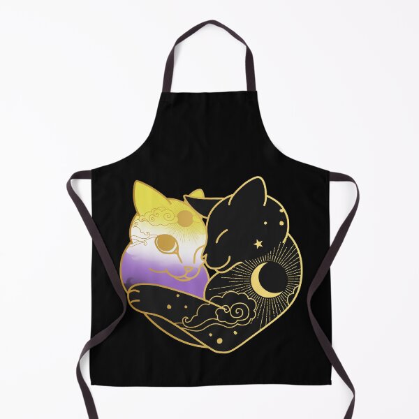 Item preview, Nonbinary Celestial Cat Heart designed and sold by Clara Hollins.
