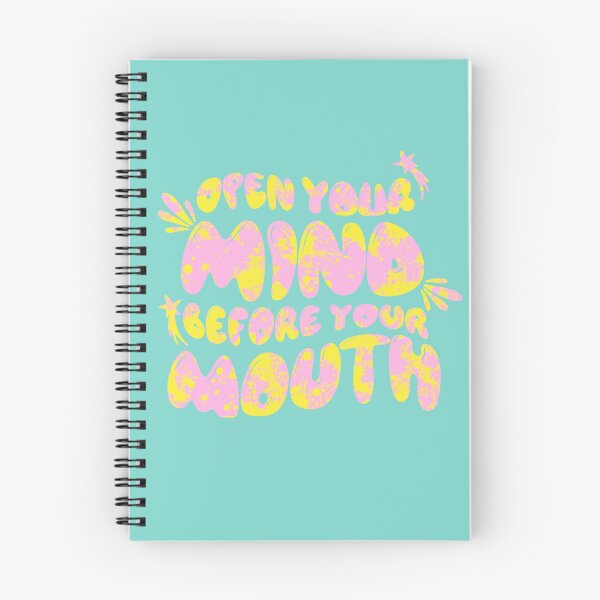 Item preview,  Open Your Mind Before Your Mouth Sarcasm Quote designed and sold by Assla ⭐⭐⭐⭐⭐.