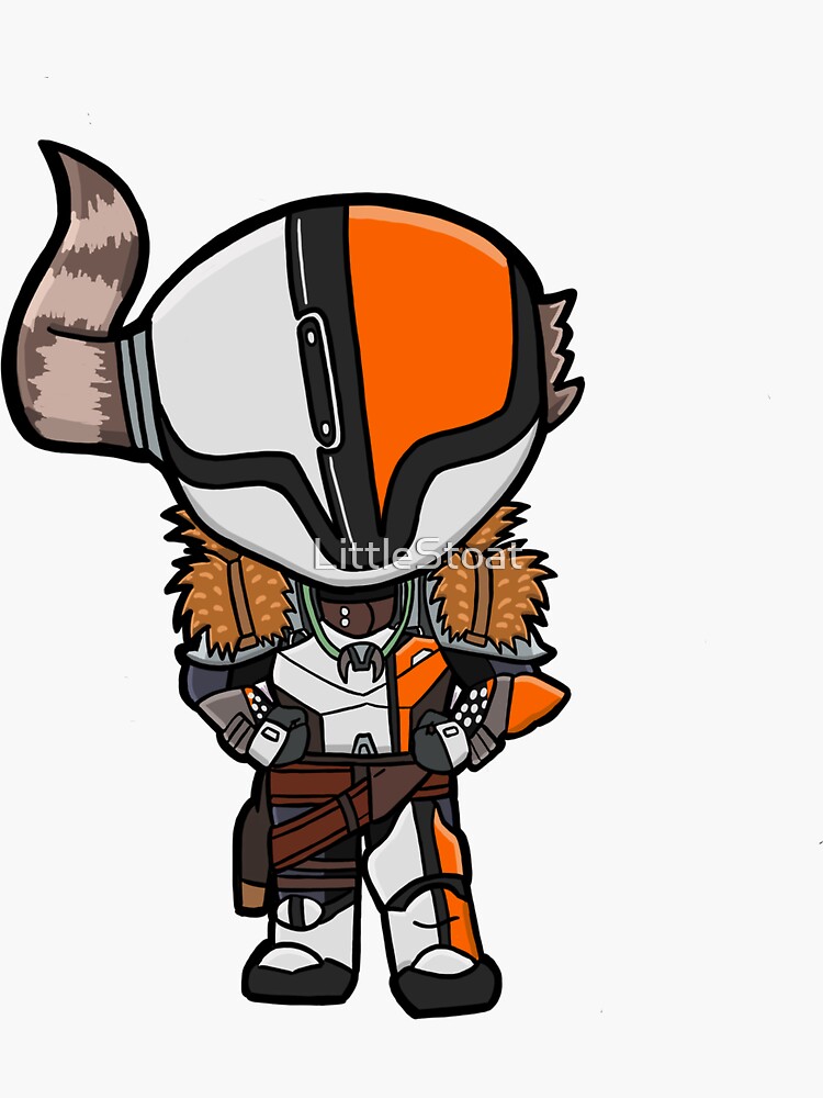 "Lord Shaxx" Sticker for Sale by LittleStoat Redbubble