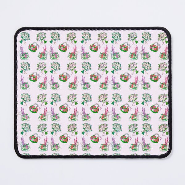 Item preview, Wedding Flowers And Locker Seamless Pattern Design designed and sold by Narkusdesign.