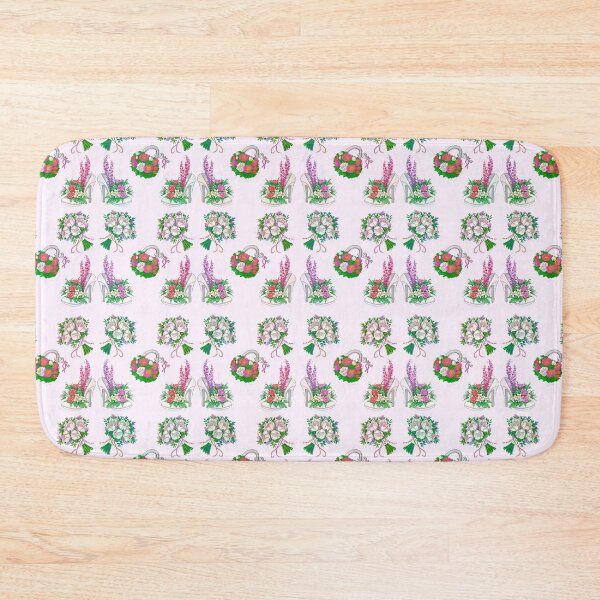 Item preview, Wedding Flowers And Locker Seamless Pattern Design designed and sold by Narkusdesign.