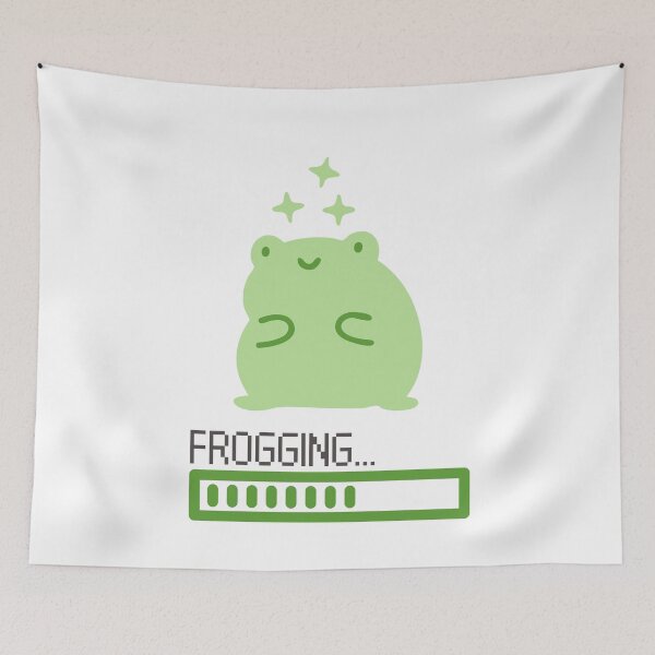Item preview, Cute frog loading, Funny froggy froagging designed and sold by T-Look.