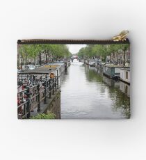 Houseboats on Canal Studio Pouch