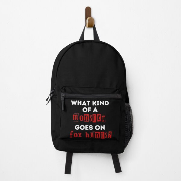 Item preview, What Kind of a Monster Goes On Fox Hunts - Red and Black Design designed and sold by WritetheWrongs.