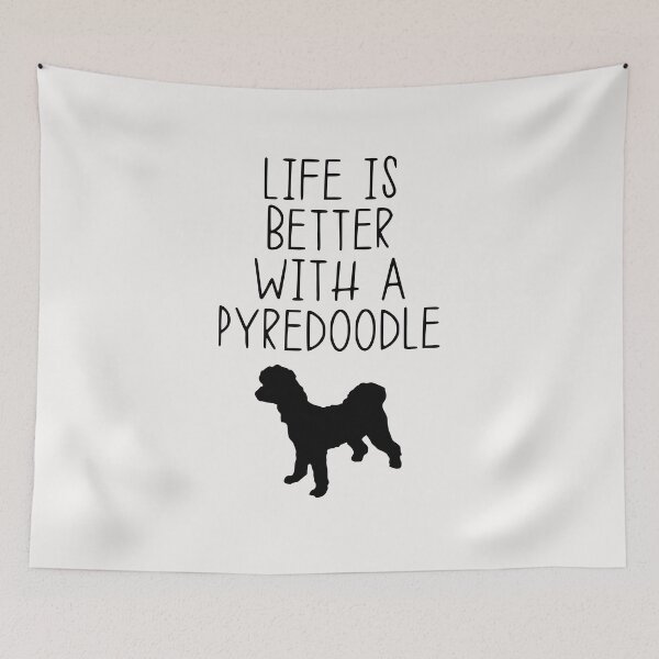 Item preview, Life Is Better With A Pyredoodle designed and sold by kindxinn.