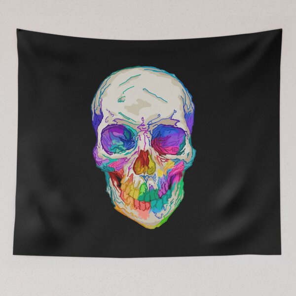 Item preview, Copy of colorful skull designed and sold by davidaagr.