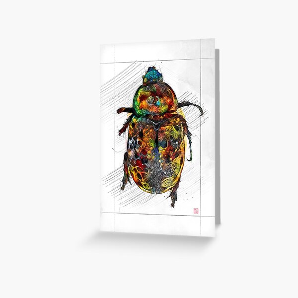 Item preview, Jewelled Insect Watercolour designed and sold by ArtShare.