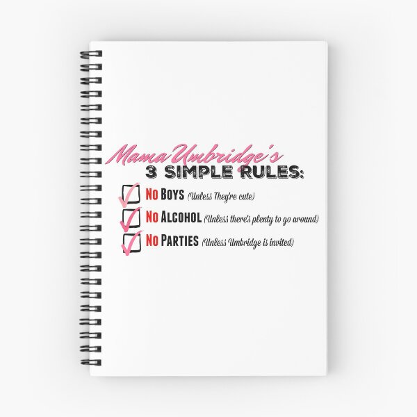 Item preview, Mama Umbridge's Three Simple Rules designed and sold by dutchesskmw.