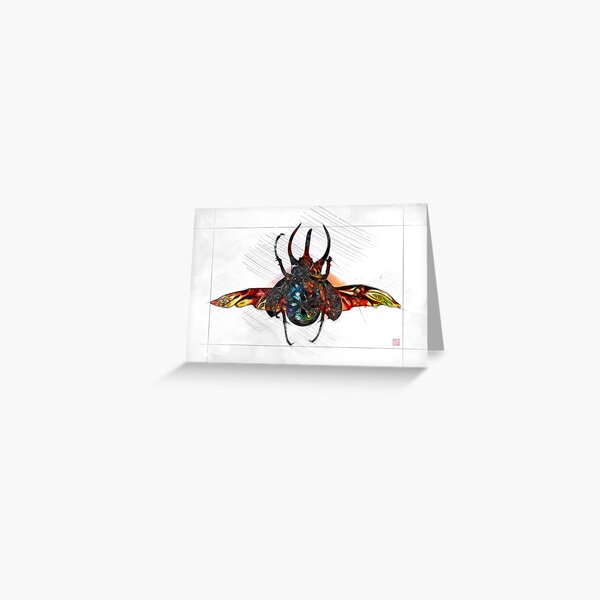 Item preview, Jewelled Insect Watercolour designed and sold by ArtShare.
