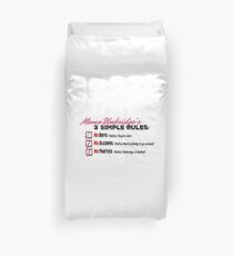 Mama Umbridge's Three Simple Rules Duvet Cover