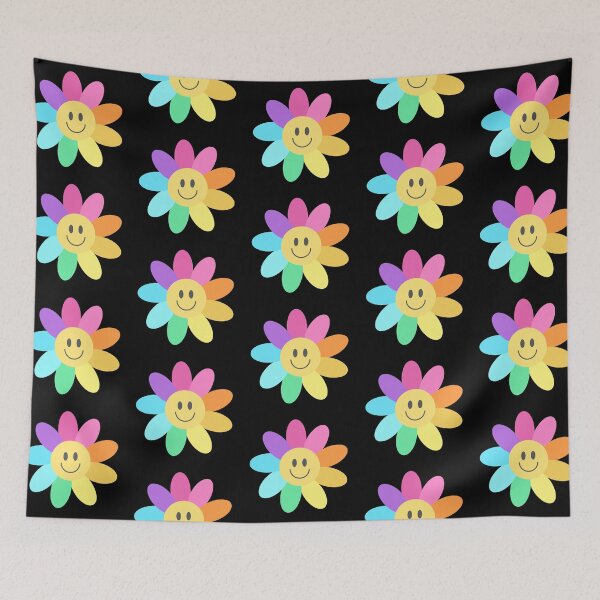 Item preview, Rainbow Happy Face Flower designed and sold by Orchyd.