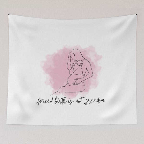 Item preview, forced birth is not freedom  designed and sold by Soofingscapes.