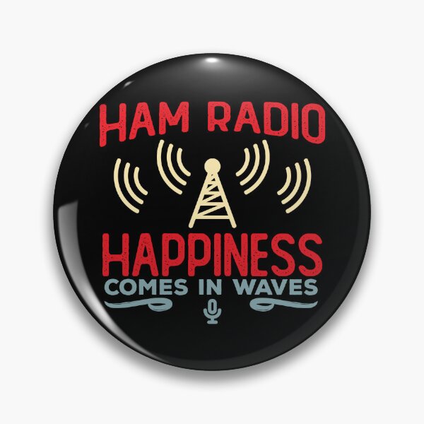 Item preview, Funny Ham Radio Happiness comes in Waves designed and sold by wingstar.