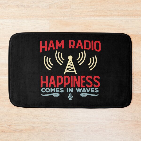 Item preview, Funny Ham Radio Happiness comes in Waves designed and sold by wingstar.