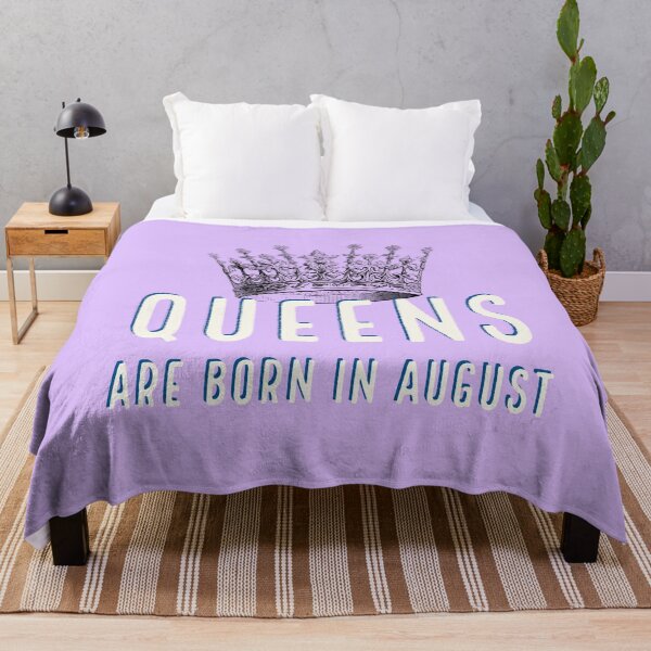 Item preview, Queens are Born in August - August Birthday Quote designed and sold by Fall-Creations.