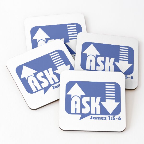 Item preview, Ask James 1:5-6 New Testament Christian designed and sold by Deep End Design.