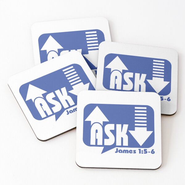 Item preview, Ask James 1:5-6 New Testament Christian designed and sold by Deep End Design.