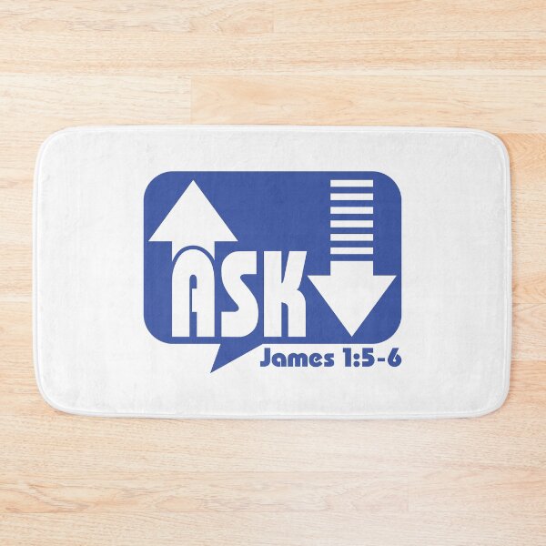 Item preview, Ask James 1:5-6 New Testament Christian designed and sold by Deep End Design.