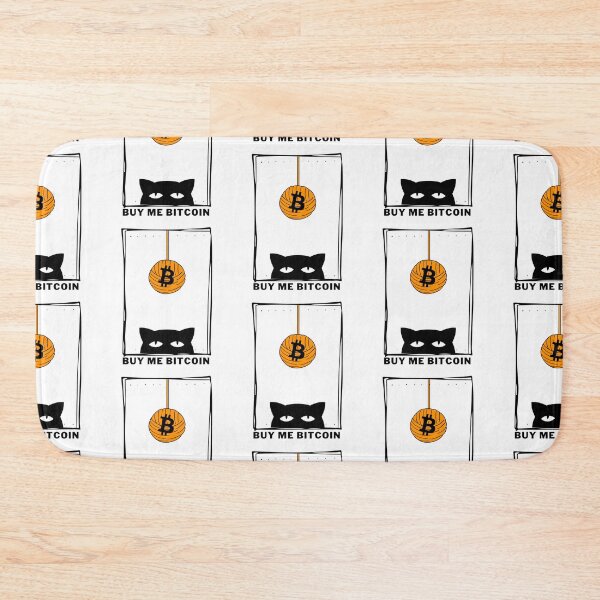 Item preview, Buy Me Bitcoin Cat designed and sold by CryptoBeings.