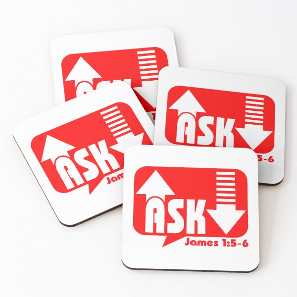 Item preview, Ask James 1:5-6 New Testament Christian designed and sold by Deep End Design.