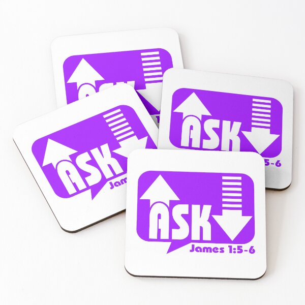 Item preview, Ask James 1:5-6 New Testament Christian designed and sold by Deep End Design.