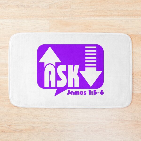 Item preview, Ask James 1:5-6 New Testament Christian designed and sold by Deep End Design.