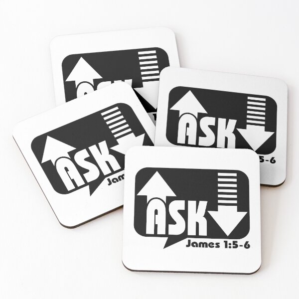 Item preview, Ask James 1:5-6 New Testament Christian designed and sold by Deep End Design.