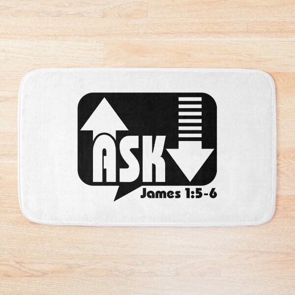 Item preview, Ask James 1:5-6 New Testament Christian designed and sold by Deep End Design.