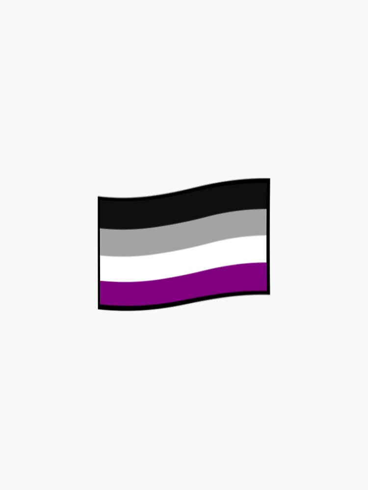 Asexual Pride Flag Sticker For Sale By Lucindas Art07 Redbubble