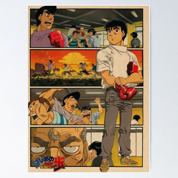 Hajime no Ippo - New Challenger For the real Fan Art Board Print