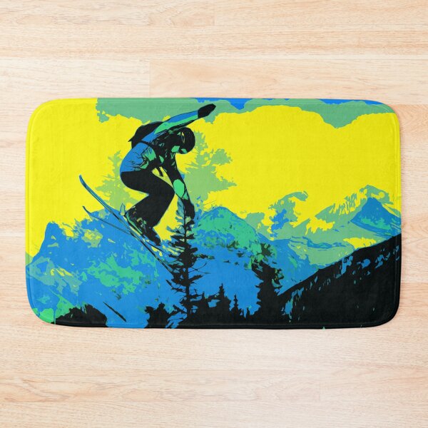 Artikelvorschau, Rocky Mountain Skifahrer - Three Sisters Mountains entworfen und verkauft von NaturePrints.